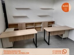 ESCRITORIOS EN L MADECOR